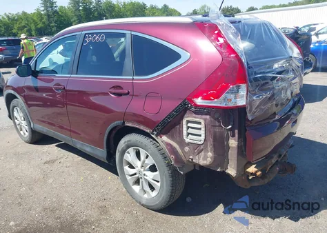 2014 Honda Cr-V Ex-L из США, поврежденный, VIN 5J6RM4H7XEL021345